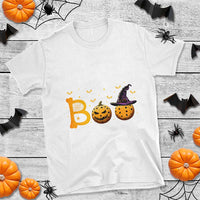 Halloween Pickleball T Shirt Boo Pickle Ball Witch Pumpkin - Wonder Print Shop