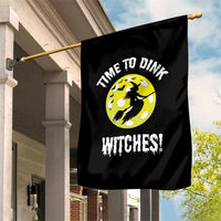 Halloween Pickleball Garden Flag Time To Dink Witches - Wonder Print Shop