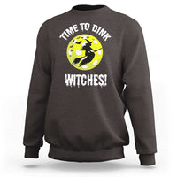 Halloween Pickleball Sweatshirt Time To Dink Witches - Wonder Print Shop