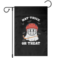 Halloween Hockey Garden Flag Hat Trick Or Treat Ghost Player - Wonder Print Shop