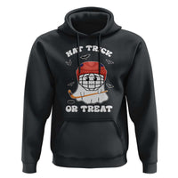 Halloween Hockey Hoodie Hat Trick Or Treat Ghost Player