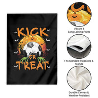 Halloween Soccer Garden Flag Kick Or Treat Spooky Season - Wonder Print Shop