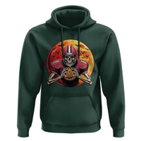 Halloween Football Hoodie Spooky Skeleton Player