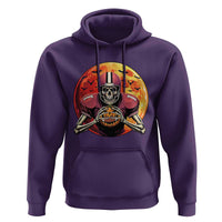 Halloween Football Hoodie Spooky Skeleton Player