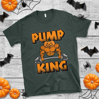 Funny Halloween Gymer T Shirt Pump King Gym Workout Pumpkin - Wonder Print Shop