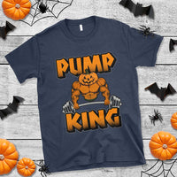 Funny Halloween Gymer T Shirt Pump King Gym Workout Pumpkin - Wonder Print Shop