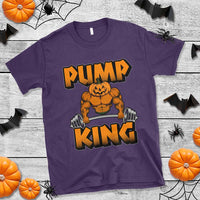 Funny Halloween Gymer T Shirt Pump King Gym Workout Pumpkin - Wonder Print Shop