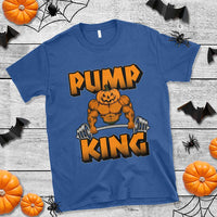 Funny Halloween Gymer T Shirt Pump King Gym Workout Pumpkin - Wonder Print Shop