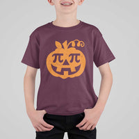 Halloween Math Teacher Pi Pumpkin T Shirt For Kid - Wonder Print Shop