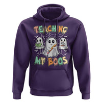 Teacher Halloween Hoodie Teaching My Boos Cute Ghost