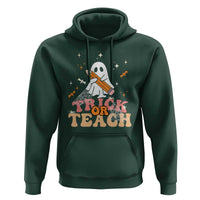 Teacher Halloween Hoodie Trick Or Teach Ghost