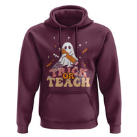 Teacher Halloween Hoodie Trick Or Teach Ghost