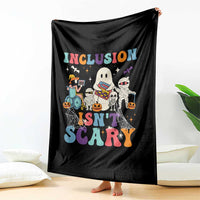 Special Teacher Halloween Throw Blanket Inclusion Isn't Scary - Wonder Print Shop