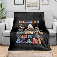 Special Teacher Halloween Throw Blanket Inclusion Isn't Scary - Wonder Print Shop