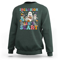 Special Teacher Halloween Sweatshirt Inclusion Isn't Scary - Wonder Print Shop
