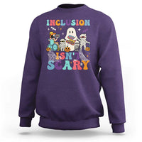 Special Teacher Halloween Sweatshirt Inclusion Isn't Scary - Wonder Print Shop