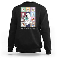 Science Teacher Halloween Sweatshirt Spooky Teacher Era - Wonder Print Shop