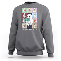 Science Teacher Halloween Sweatshirt Spooky Teacher Era - Wonder Print Shop