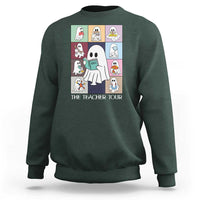 Science Teacher Halloween Sweatshirt Spooky Teacher Era - Wonder Print Shop