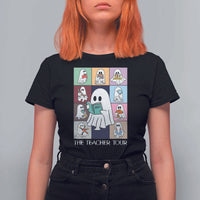 Science Teacher Halloween T Shirt For Women Spooky Teacher Era - Wonder Print Shop