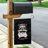 School Counselor Halloween Garden Flag Don't Ghost Your Feelings Spooky Mental Health - Wonder Print Shop