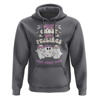 School Counselor Halloween Hoodie Don't Ghost Your Feelings Spooky Mental Health