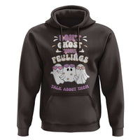 School Counselor Halloween Hoodie Don't Ghost Your Feelings Spooky Mental Health