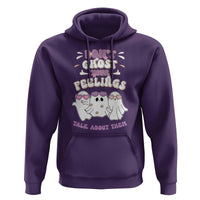 School Counselor Halloween Hoodie Don't Ghost Your Feelings Spooky Mental Health