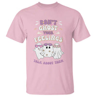 School Counselor Halloween T Shirt Don't Ghost Your Feelings Spooky Mental Health - Wonder Print Shop