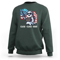 Halloween Veteran Sweatshirt Click Click Boo Army - Wonder Print Shop