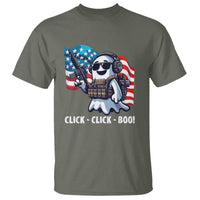 Halloween Veteran T Shirt Click Click Boo Army - Wonder Print Shop