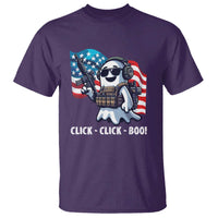 Halloween Veteran T Shirt Click Click Boo Army - Wonder Print Shop