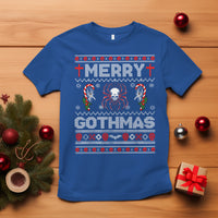 Merry Gothmas Goth Christmas Spider Skulls T Shirt - Wonder Print Shop