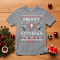 Merry Gothmas Goth Christmas Spider Skulls T Shirt - Wonder Print Shop