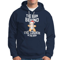 Christmas Pregnancy The Man Behind The Cookie In The Oven Gingerbread Baby Hoodie - Wonder Print Shop