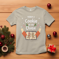 Christmas Pregnancy Gingerbread Baby Cookie In This Oven T Shirt - Wonder Print Shop