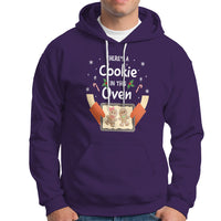 Christmas Pregnancy Gingerbread Baby Cookie In This Oven Hoodie - Wonder Print Shop