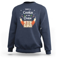 Christmas Pregnancy Gingerbread Baby Cookie In This Oven Sweatshirt - Wonder Print Shop