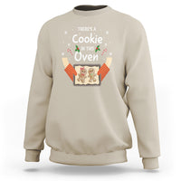 Christmas Pregnancy Gingerbread Baby Cookie In This Oven Sweatshirt - Wonder Print Shop