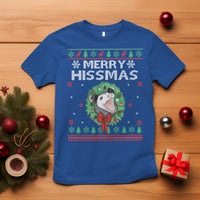 Merry Hissmas Possum Lovers Opossum Christmas T Shirt - Wonder Print Shop