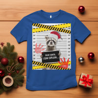 Christmas T Shirt Dear Santa I Can Explain Funny Raccoon Lover - Wonder Print Shop