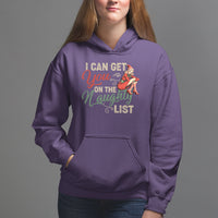 I Can Get You On The Naughty List Santa Lady Vintage Christmas Hoodie - Wonder Print Shop