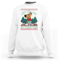 Funny Chillin Guy Just Chilling On Christmas Viral Meme Sweatshirt - Wonder Print Shop
