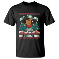 Funny Chillin Guy Just Chilling On Christmas Viral Meme T Shirt - Wonder Print Shop