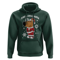 Funny Xmas Meme Just A Chill Santa Hoodie