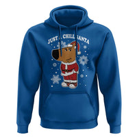 Funny Xmas Meme Just A Chill Santa Hoodie