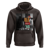 Funny Xmas Meme Chilling Guy Santa Hoodie