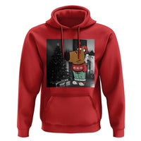 Funny Xmas Meme Chilling Guy Santa Hoodie