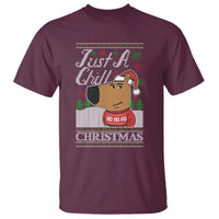 Funny Just A Chill Christmas Viral Meme T Shirt - Wonder Print Shop