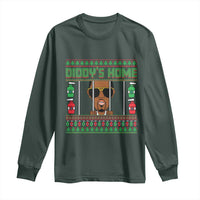 Funny Dirty Christmas Diddy's Home Diddy Party Long Sleeve Shirt